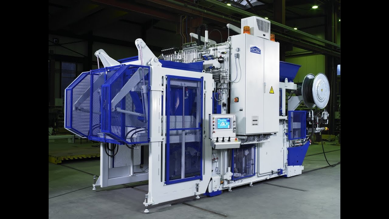 Concrete Block Making Machine | Germany Zenith 940 Mobile Multi Layer Plant