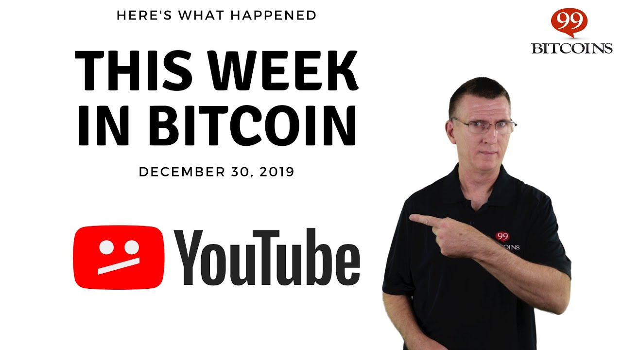 This week in Bitcoin - Dec 30th, 2019