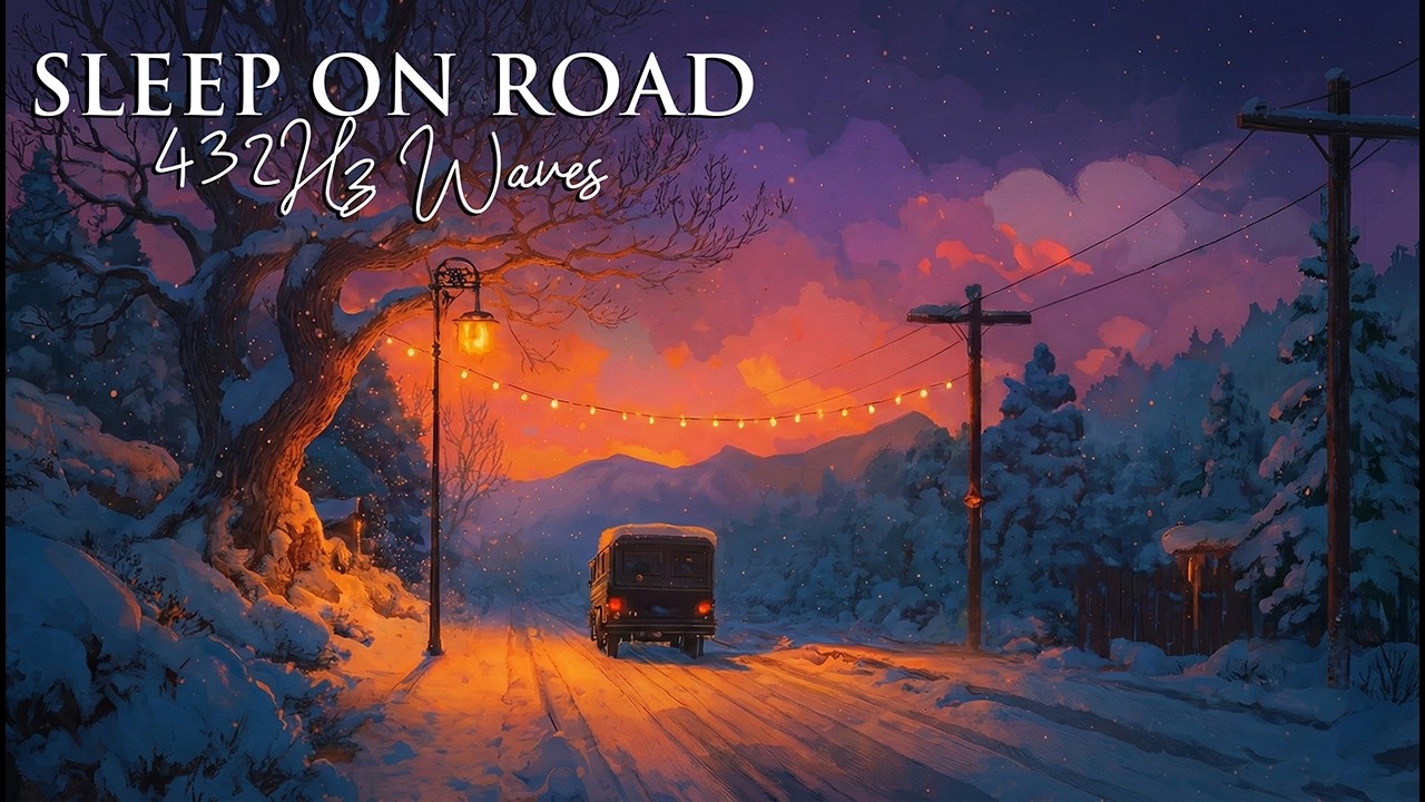 Pull Over & Rest, Traveler 🚐 The Winter Road is Safe (432Hz Deep Sleep)