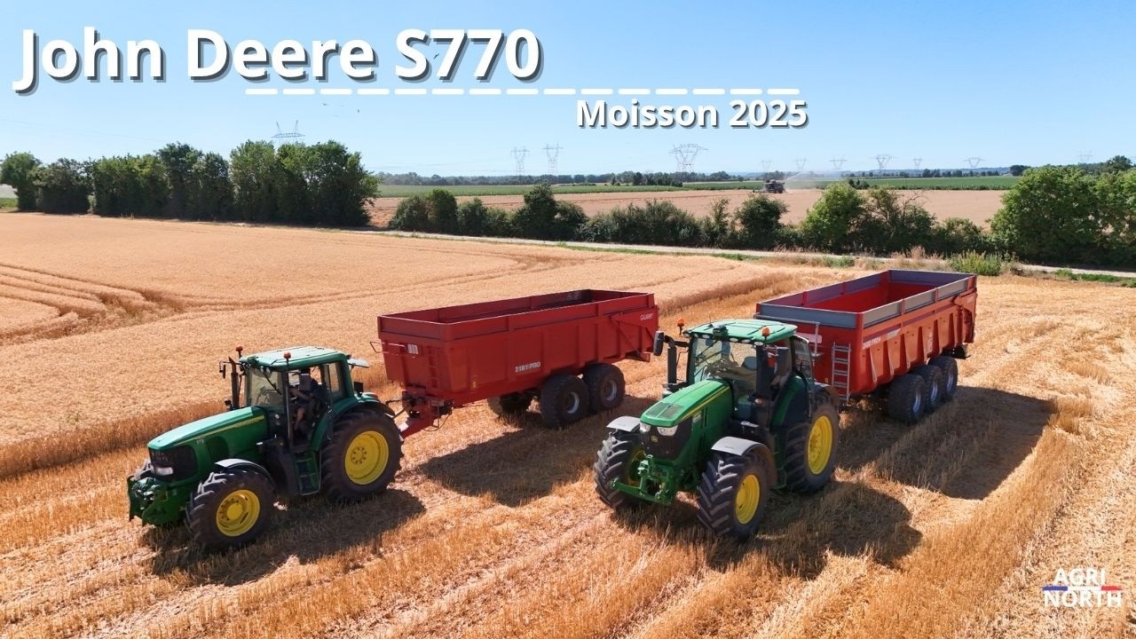 🤠3 SEMAINES &agrave; la Moisson 2025 ! | John Deere S770 🌾