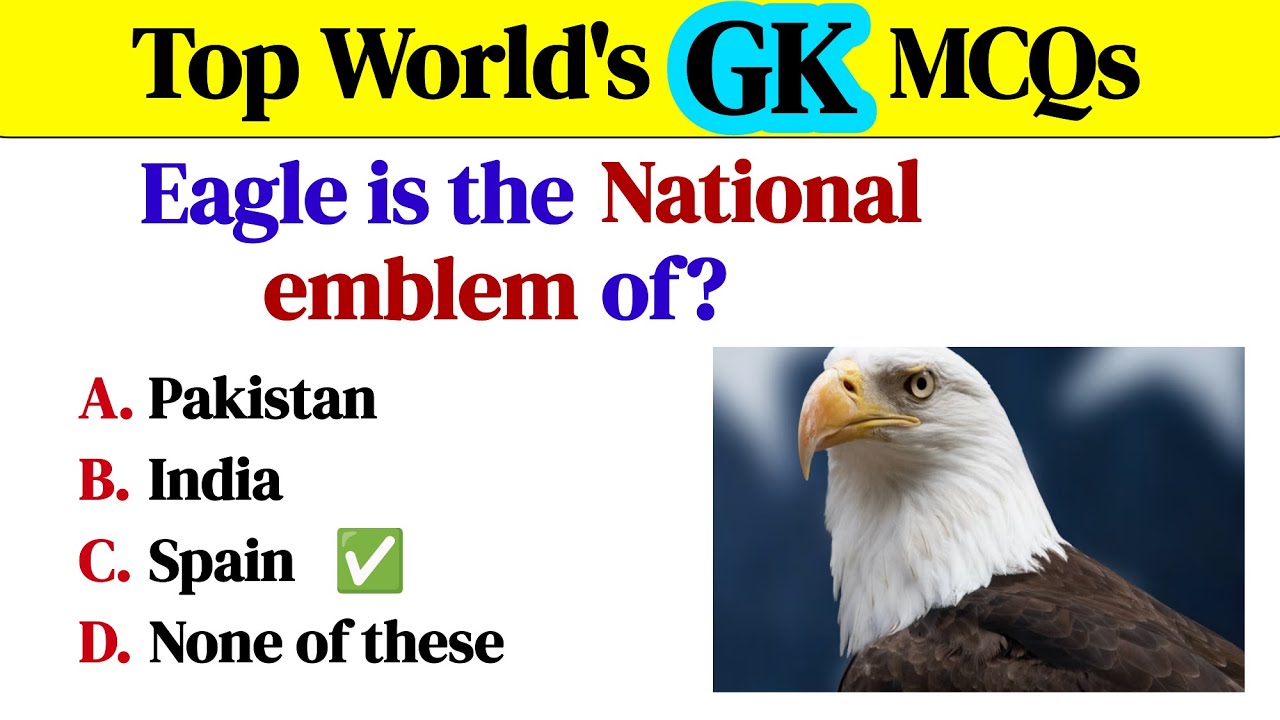 Top World's Gk MCQs | National Symbols Of Every Country Gk | Gk MCQs Series Css Ppsc