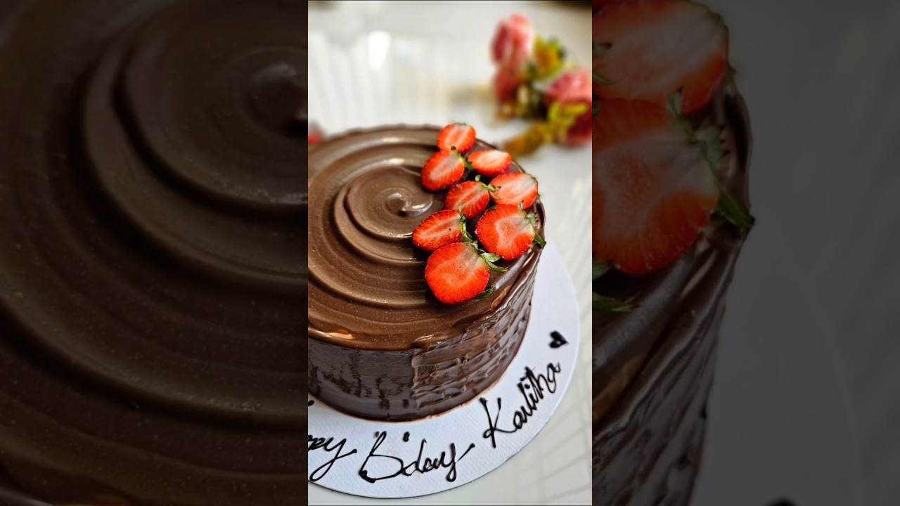 Eggless chocolate cake 