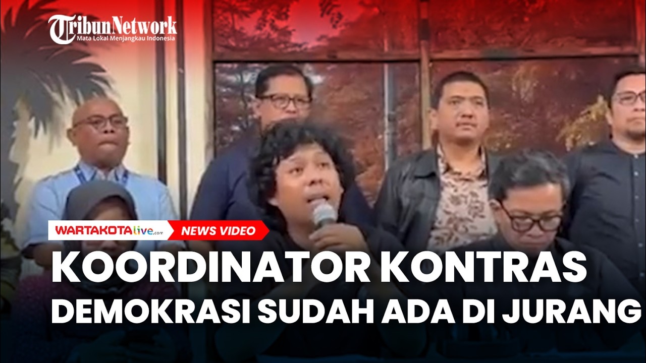 Koordinator KontraS, Dimas Bagus Arya, menyatakan demokrasi sudah ada di jurang