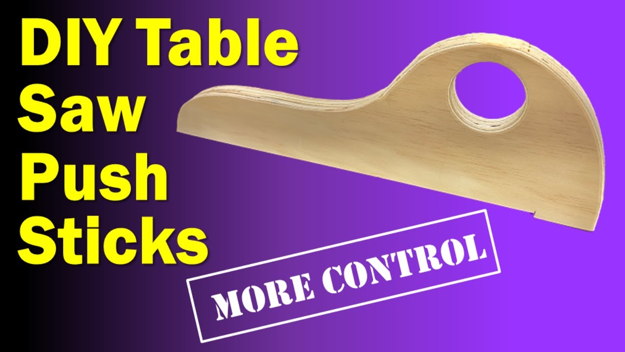 Table Saw Safety | DIY Push Stick (Easy)