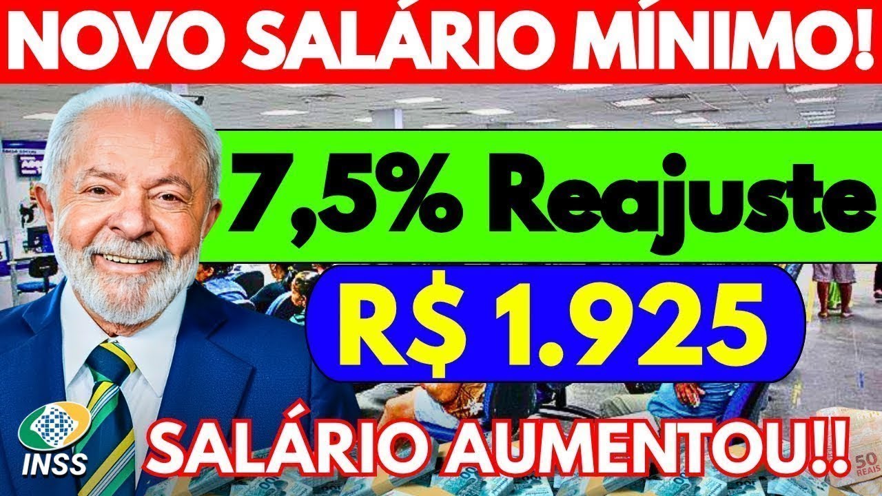 ✅NOVO SALÁRIO MÍNIMO: Governo APROVOU salário de R$ 1.925? ENTENDA TUDO!