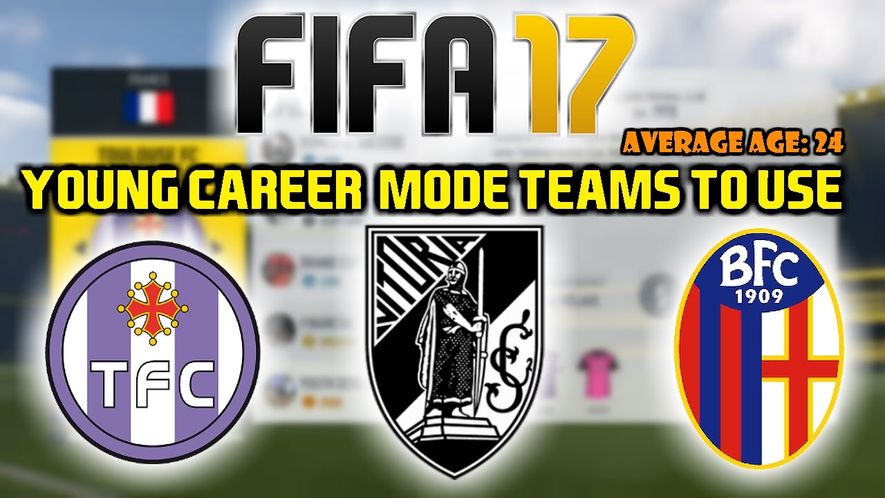 FIFA 17: BEST YOUNG CAREER MODE TEAMS TO USE (Average Age 24!)
