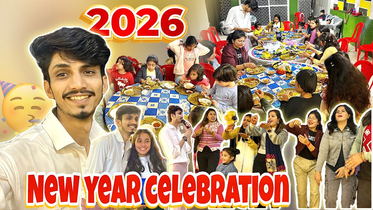 New Year Celebration 2026 🥳🎉🎊🍾 | Games , Dance , & Surprises | M.R Dance World 