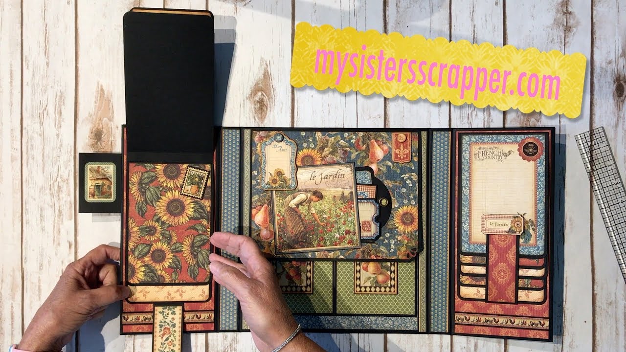 Graphic 45 French Country Gatefold Folio