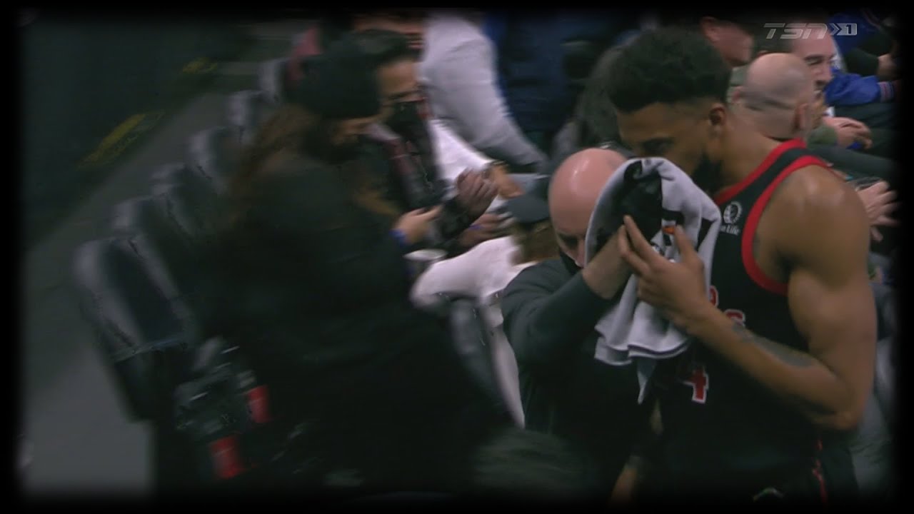 Khem Birch EATS an Elbow, Leaves the Game | RAPTORS vs PISTONS | Jan 14, 2022 | 21-22 NBA Season