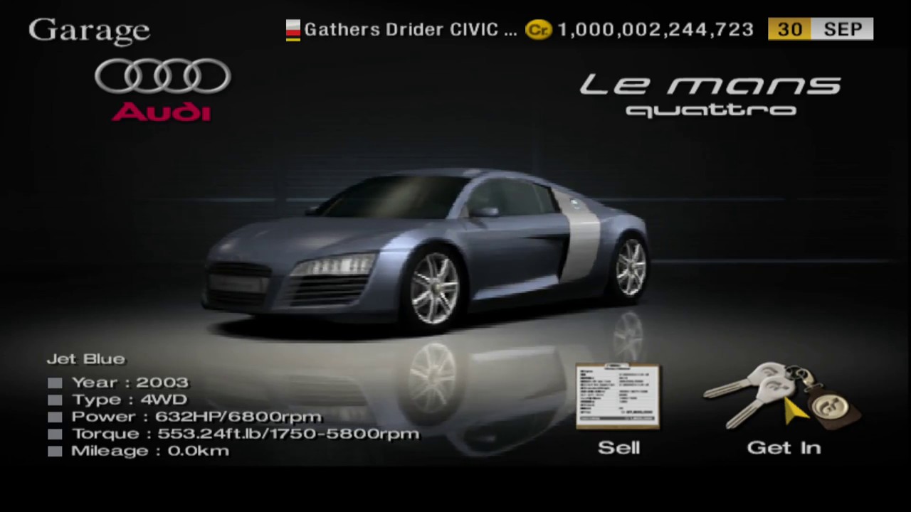 Gran Turismo 4 | Audi Le Mans quattro '03 Gameplay