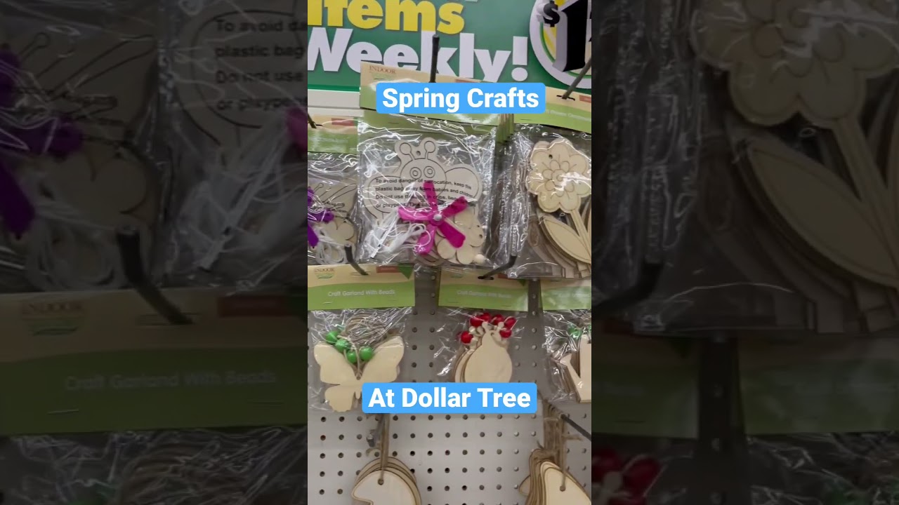 Spring Crafts at Dollar Tree! #diy #craftideas #dollartree #crafts
