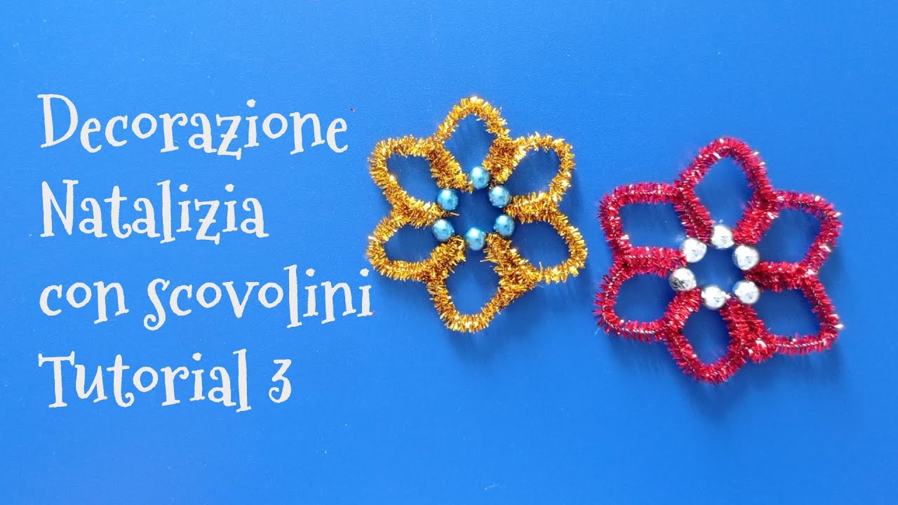 Decorazione Natalizia con scovolini Tutorial 3 - Stefi64