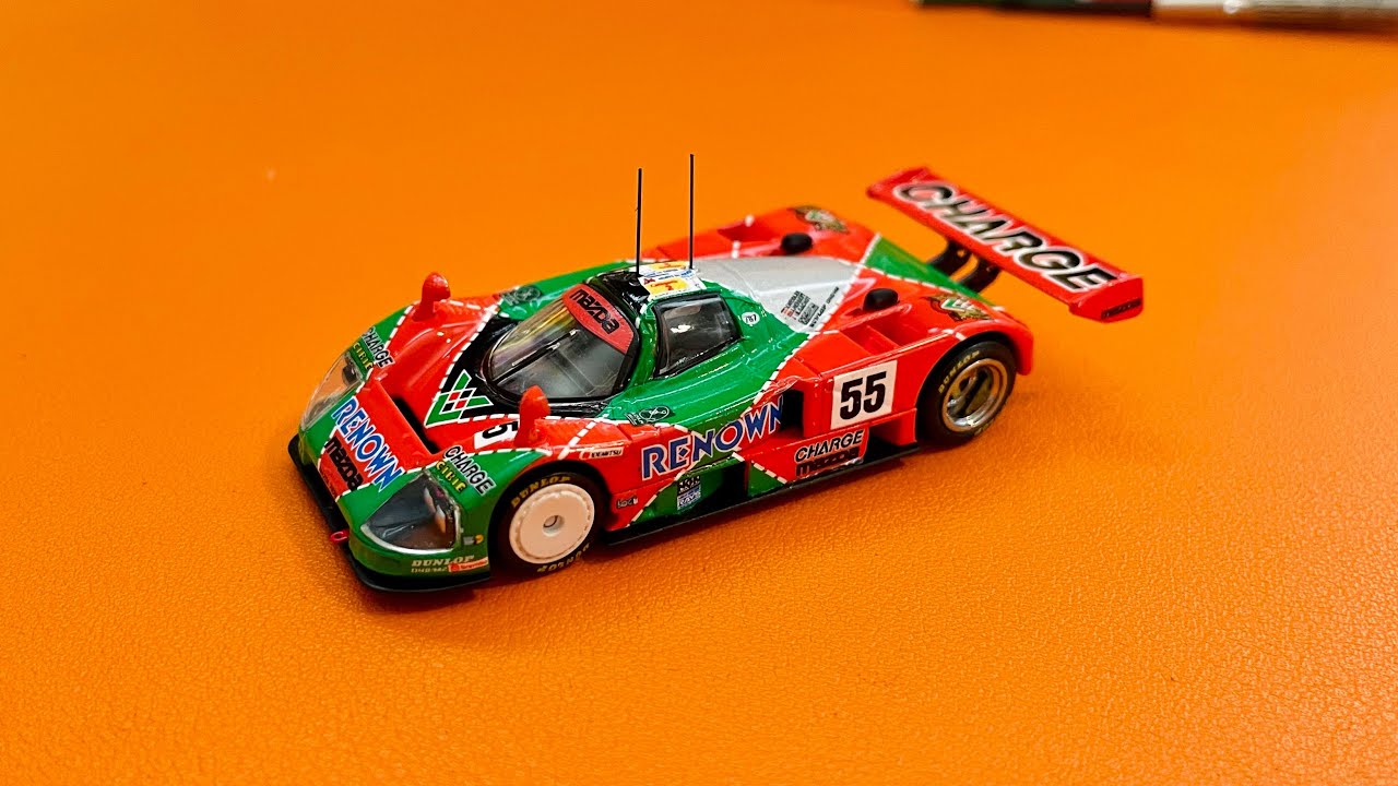 BM Creations Mazda 787B RENOWN #55 Winner Car HK Toy Car Salon Event 1/64