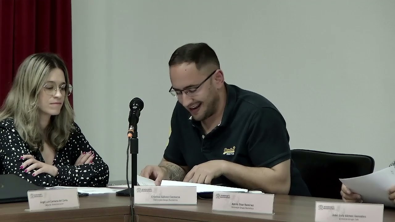 Pleno Municipal Añover de Tajo 24 de abril de 2025