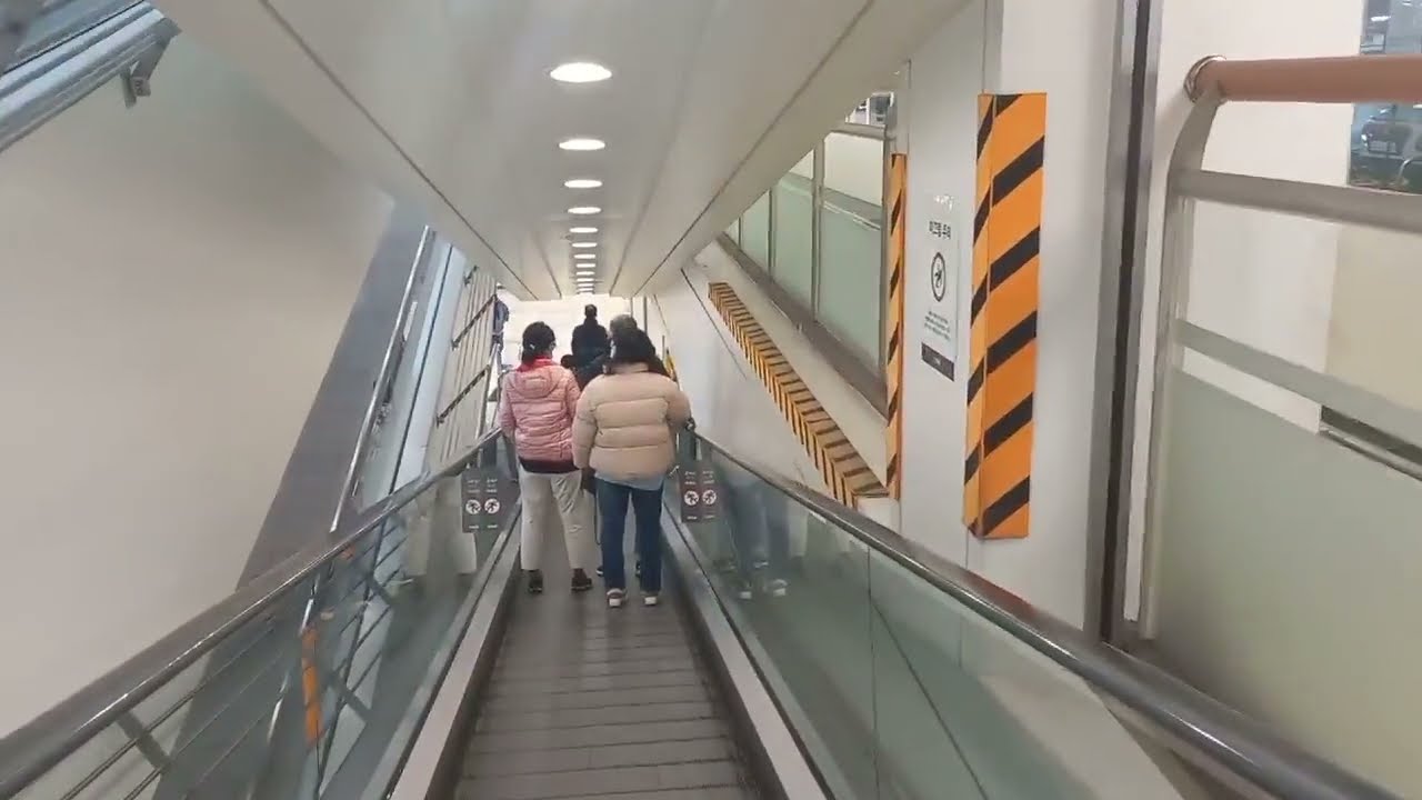이마트 문현점 무빙워크 moving walk 1층에서 6층으로 오르막 내리막 답사기