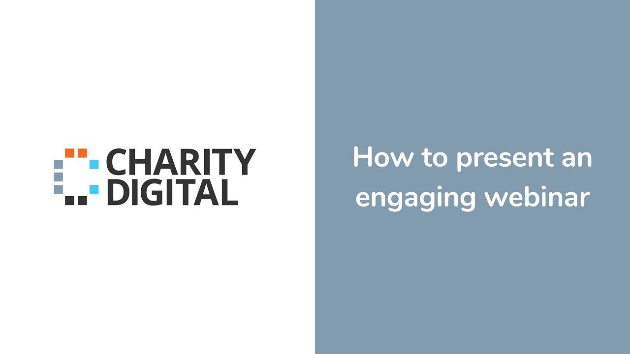 How to present an engaging webinar | Webinar