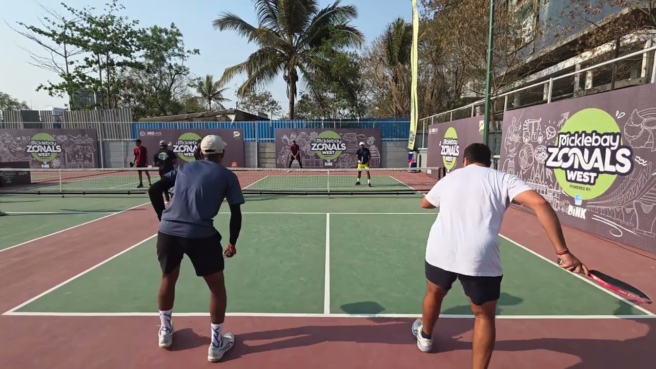 PickleBay Zonals West Mens Doubles PRO: Shail Shah and Dhiren Patel VS Team RayOm