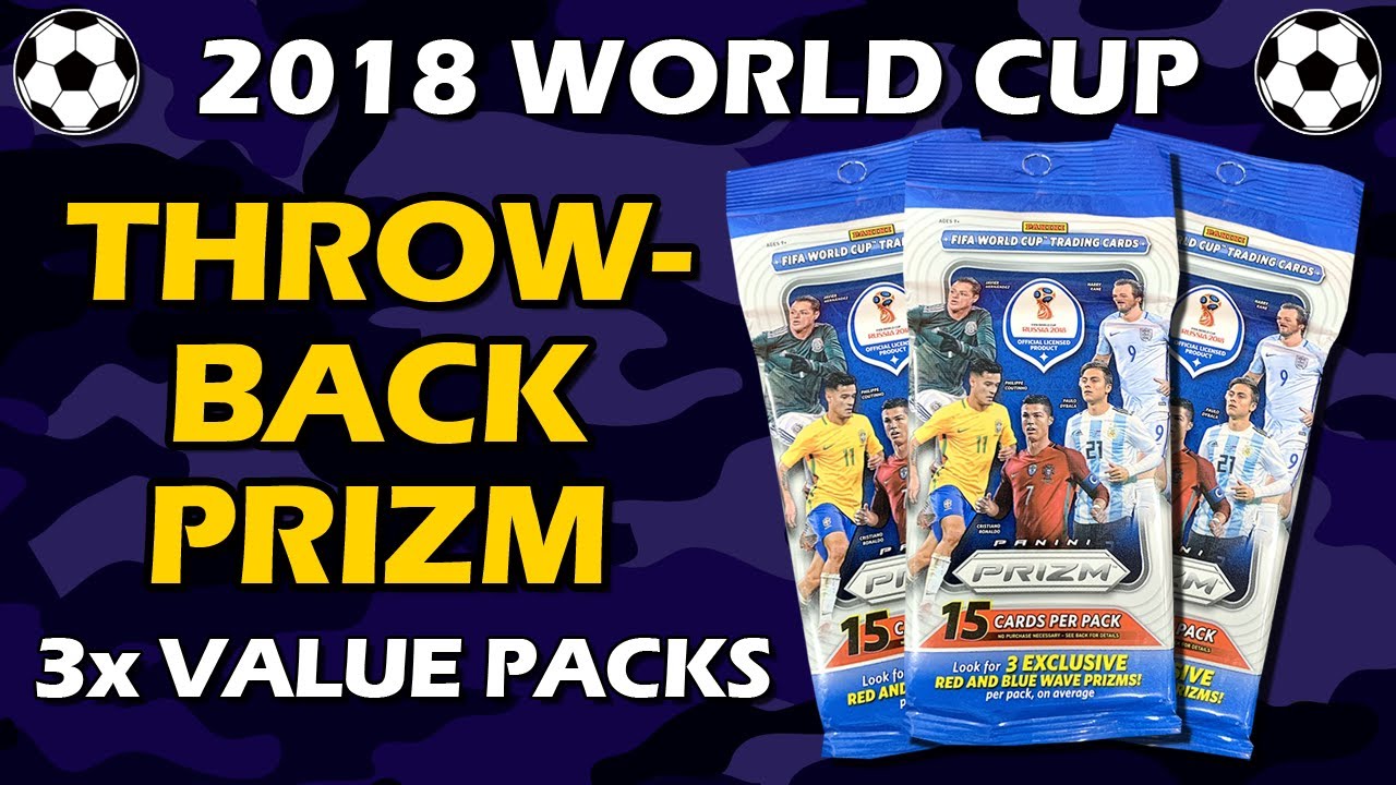 Throwback Prizm! 2018 Panini FIFA World Cup Prizm Value Pack 3x Soccer Rip