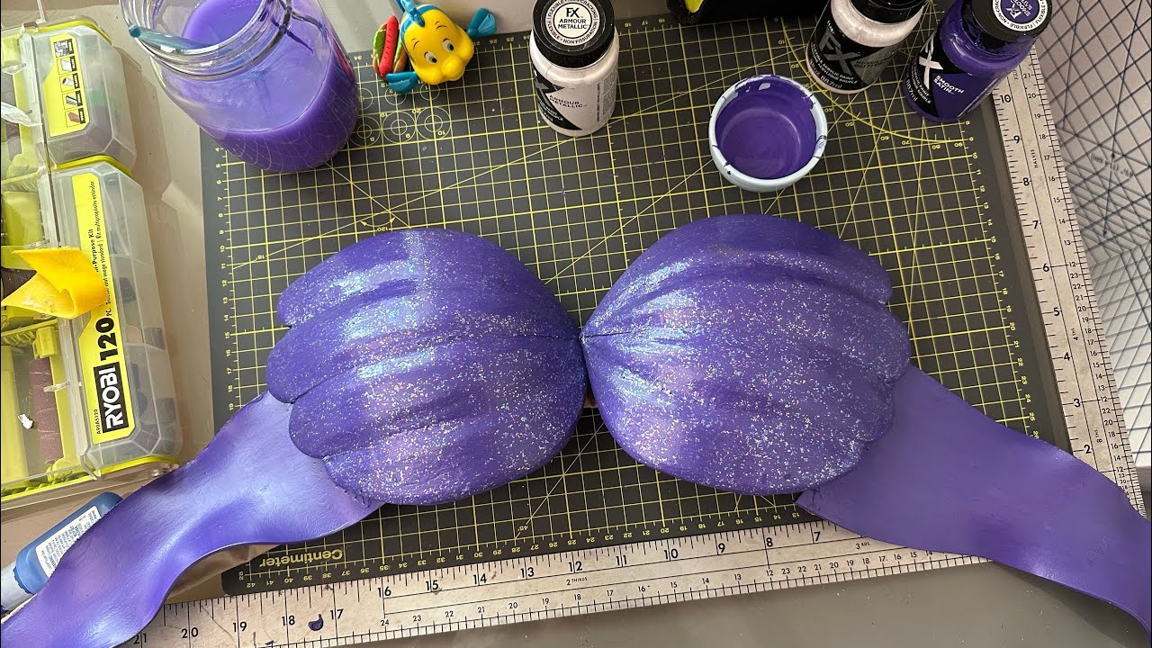 DIY Little Mermaid-Inspired Seashell Eva Foam Bra Tutorial | Easy and Magical Craft