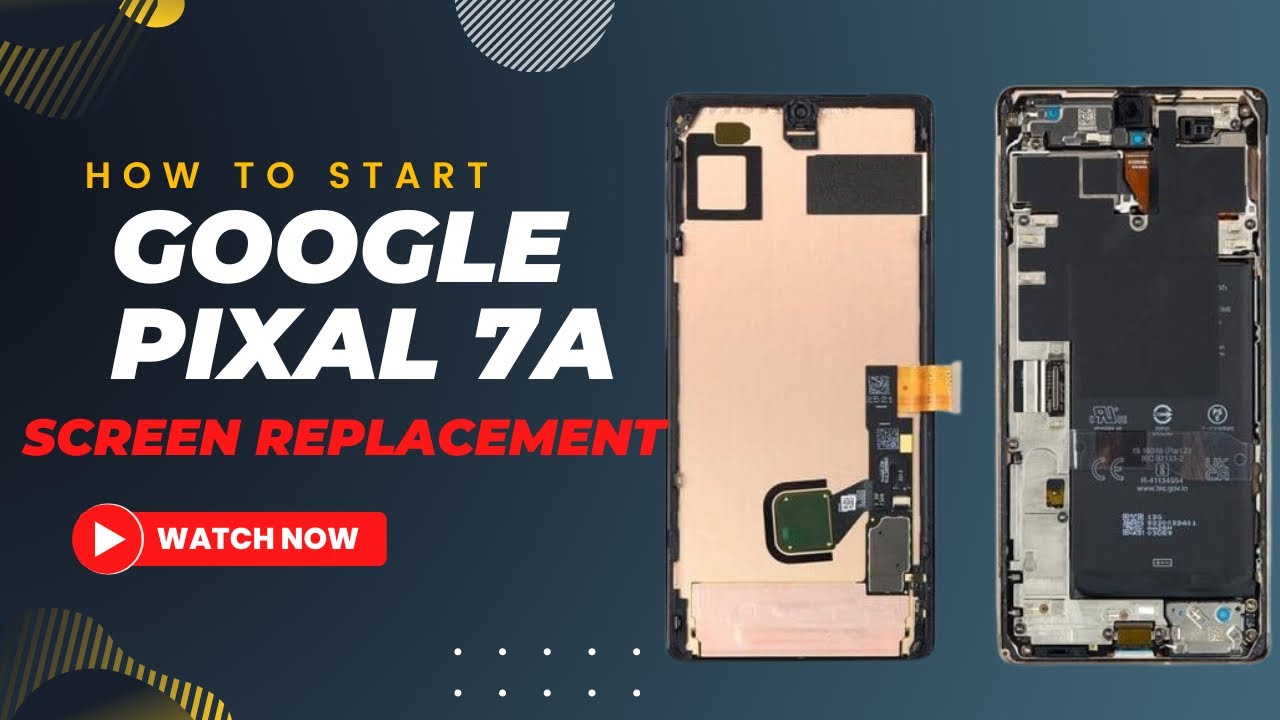 Google Pixel 7A screen / LCD & Glass replacement DETAILED