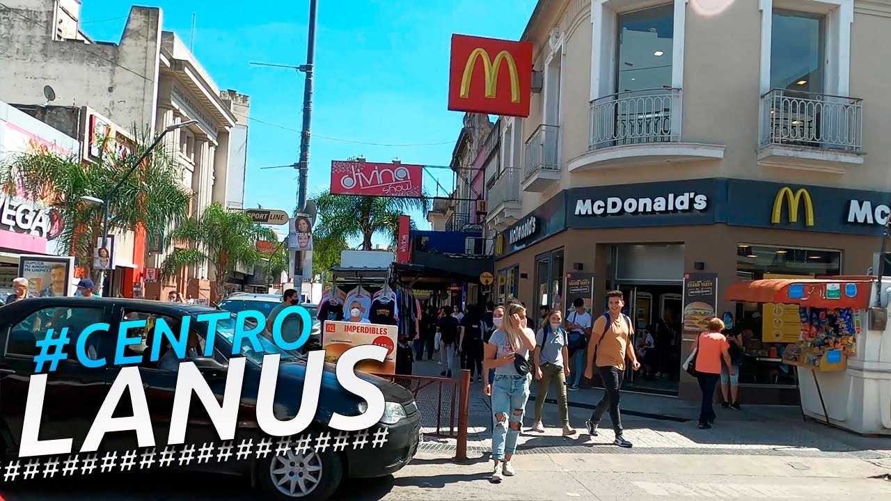 Recorriendo LANÚS CENTRO  I BUENOS AIRES I ARGENTINA I 4K Walking Tour VLOG