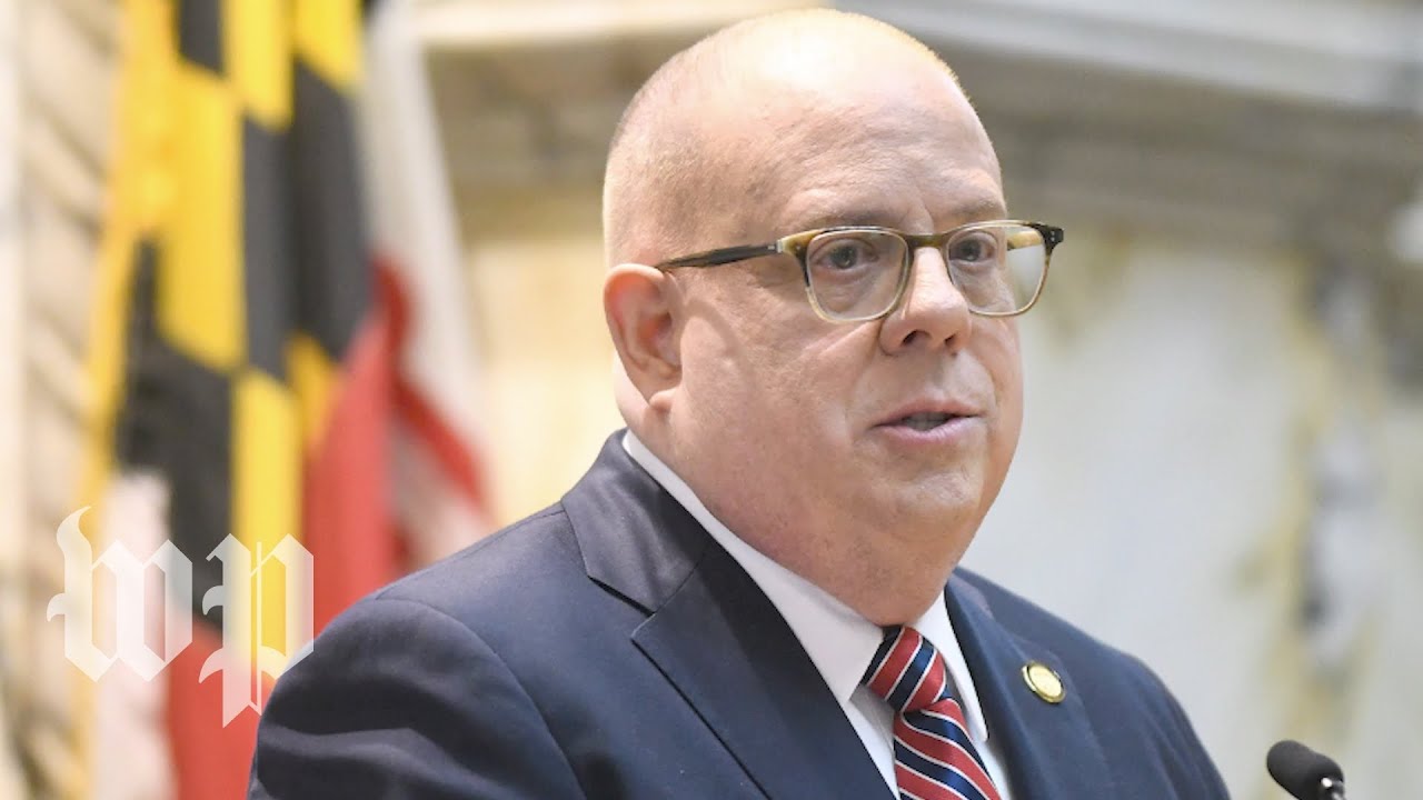 СМОТРИТЕ: Губернатор штата Мэриленд Ларри Хоган выступает с заявлением по поводу вспышки коронави...
