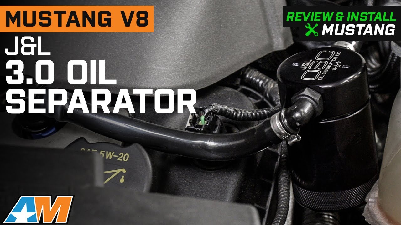 2011-2020 Mustang GT J&L 3.0 Oil Separator; Black Anodized Review & Install