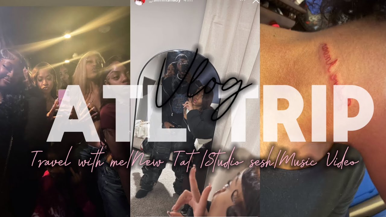 Travel Vlog| Spending New Years In ATL✈️🏙️