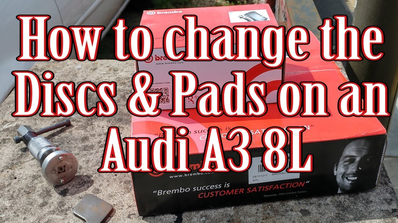 How to change/replace the Discs and Pads on an Audi A3 8L