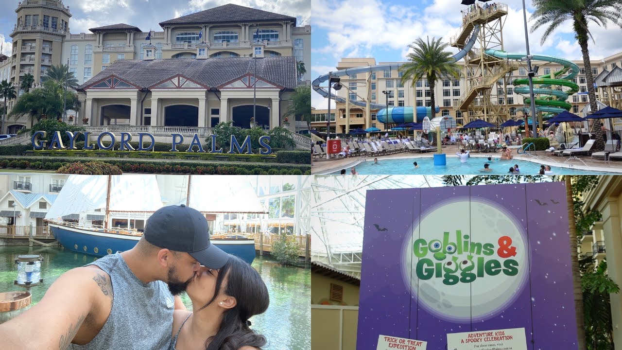 We Spent The Weekend at Gaylord Palms | Goblins & Giggles | Waterpark Fun | Room & Resort Tour
