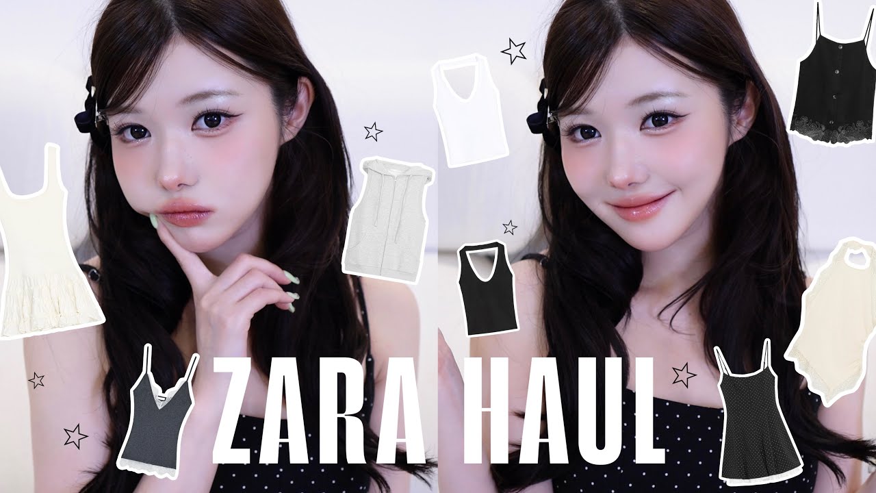 今月のZARA購入品🛒☀️シンプルかわいいアイテムいっぱいゲットした❤️‍🔥❤️‍🔥 | ZARA HAUL