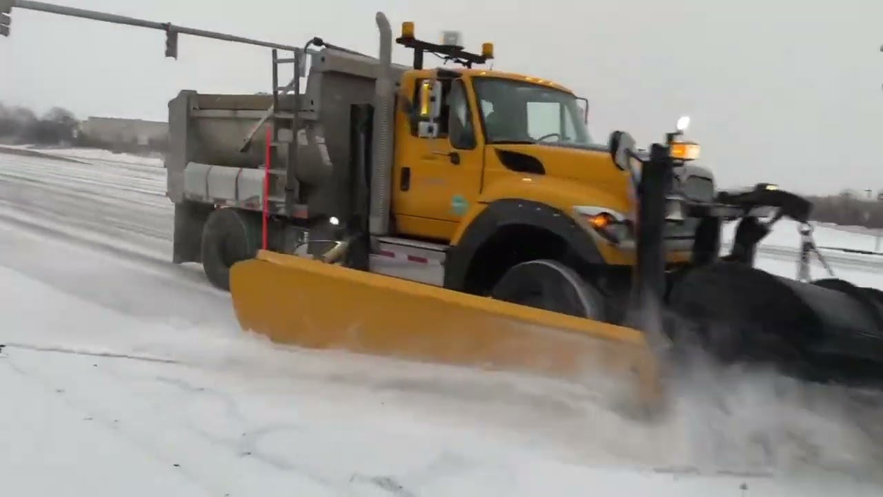 Snowplows Out in Force Across Long Island