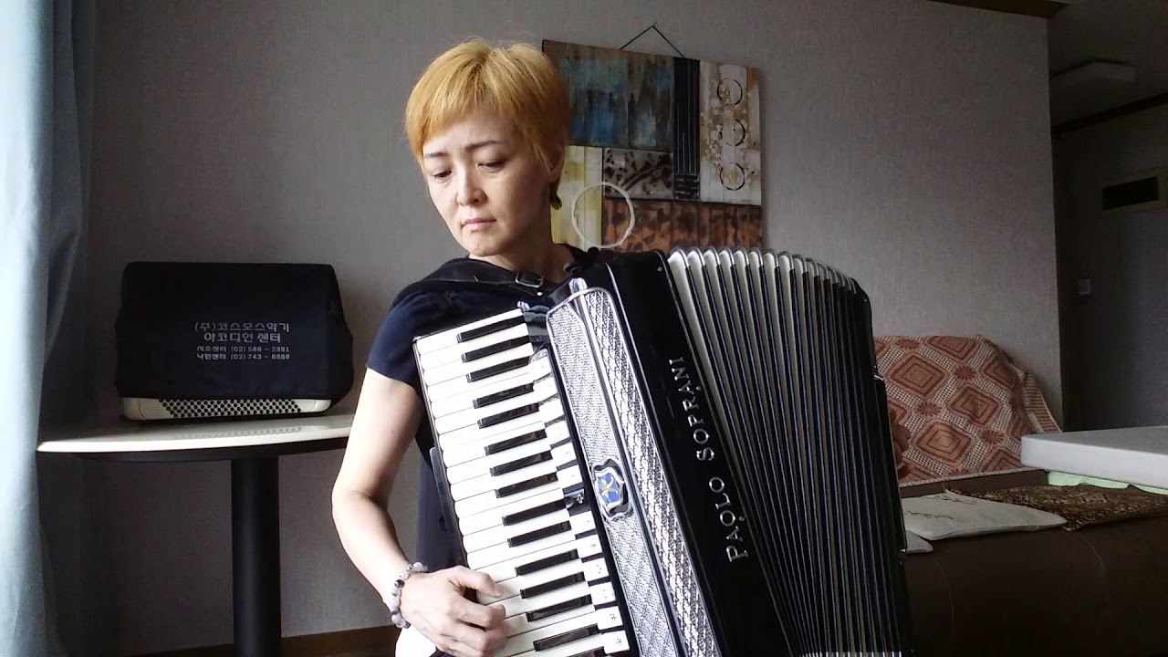 아코디언 손인호님의 한많은 대동강-하남뮤직하우스 곽현숙