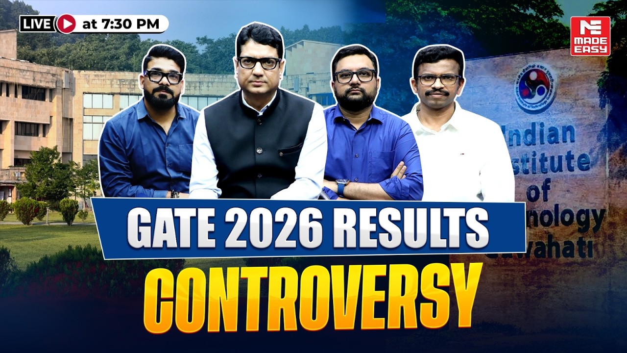 GATE 2026 Results Controversy | What Went Wrong? Full Analysis LIVE!