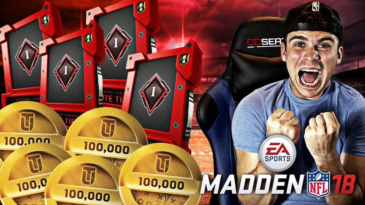 TOP 100 MADDEN 18 WEEKEND LEAGUE REWARDS!