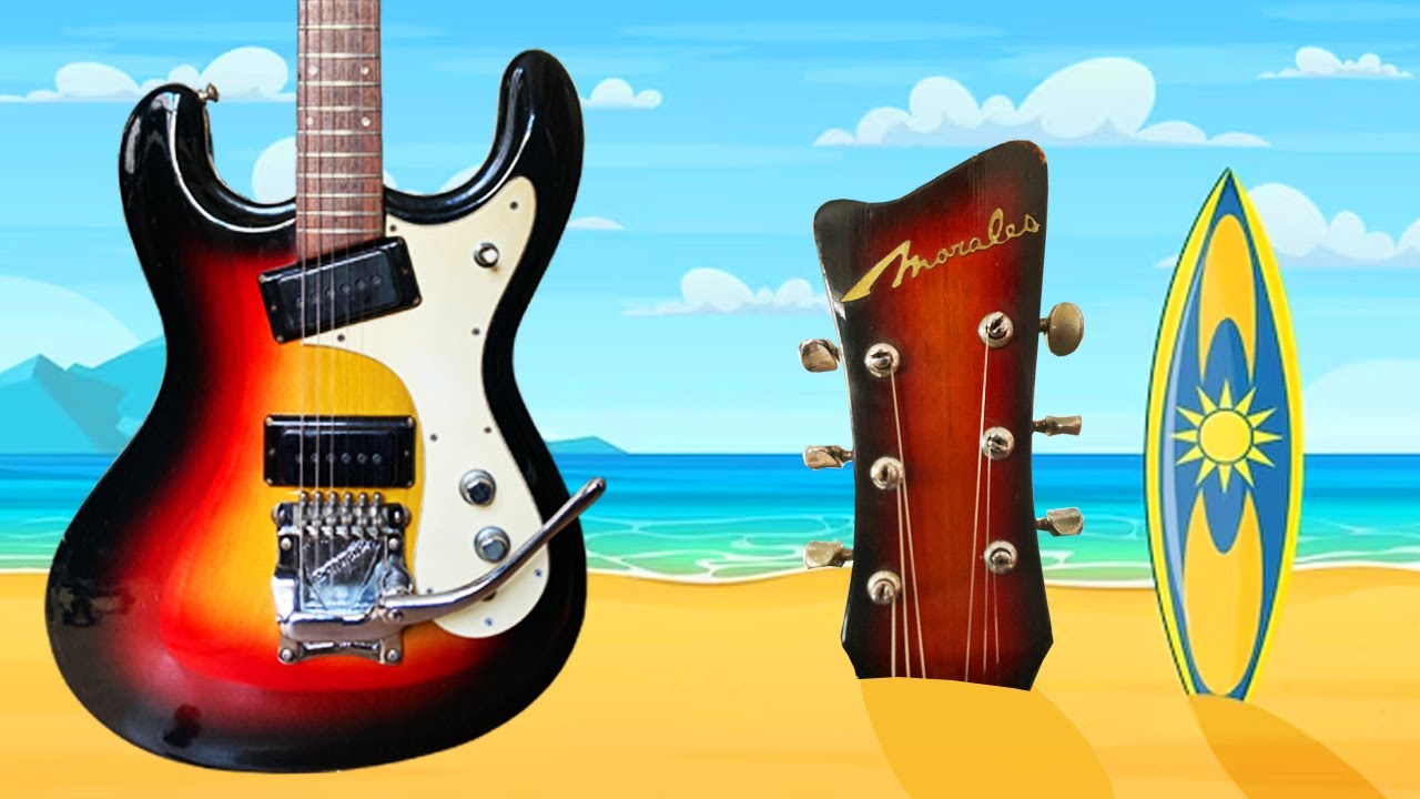 MORALES ZES-300 Mosrite copy from 1968. Vintage Japanese Guitar.