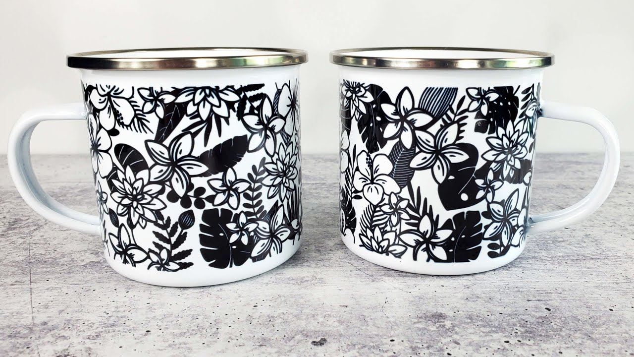 How to Sublimate Enamel Camping Mugs
