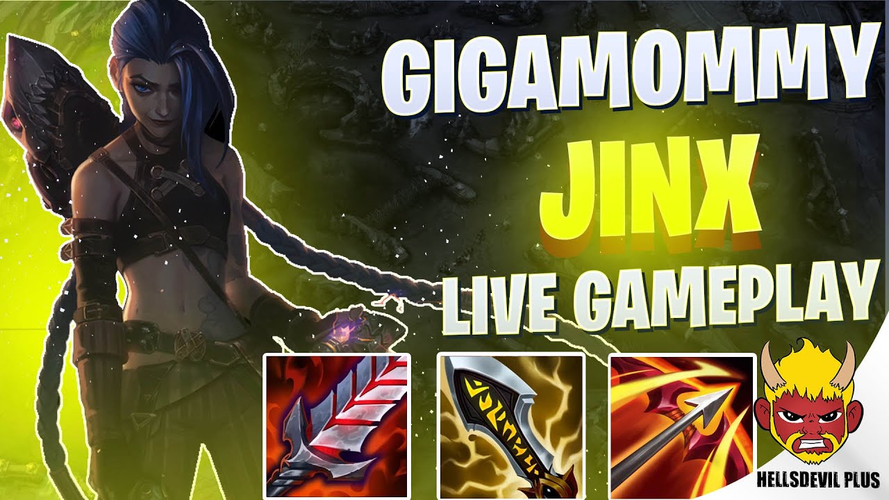 Jinx + Lulu = GIGAMOMMY DAMAGE Wild Rift HellsDevil Plus Gameplay