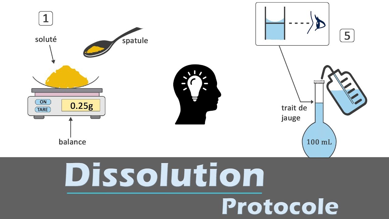 Dissolution -  🧪 Protocole | chimie