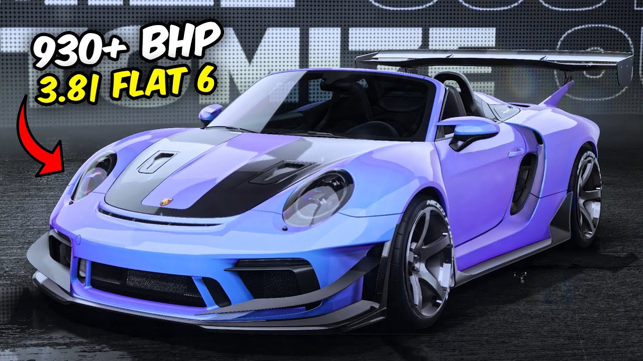 Need for Speed Unbound: 930+ BHP Porsche 718 Spyder Customization | Max Build S+