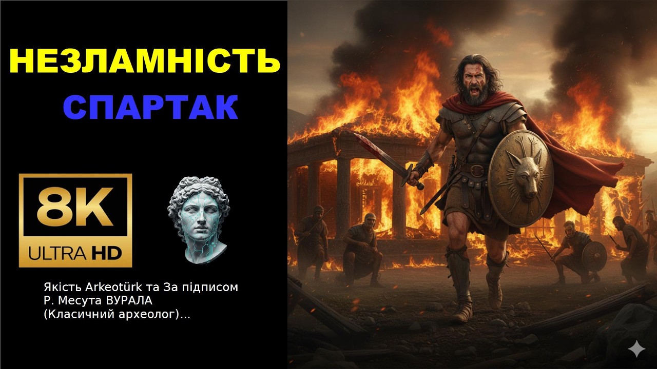 НЕЗЛАМНІСТЬ | Спартак: Серія 1 - 8K Ultra HD Український дубляж - Анімація