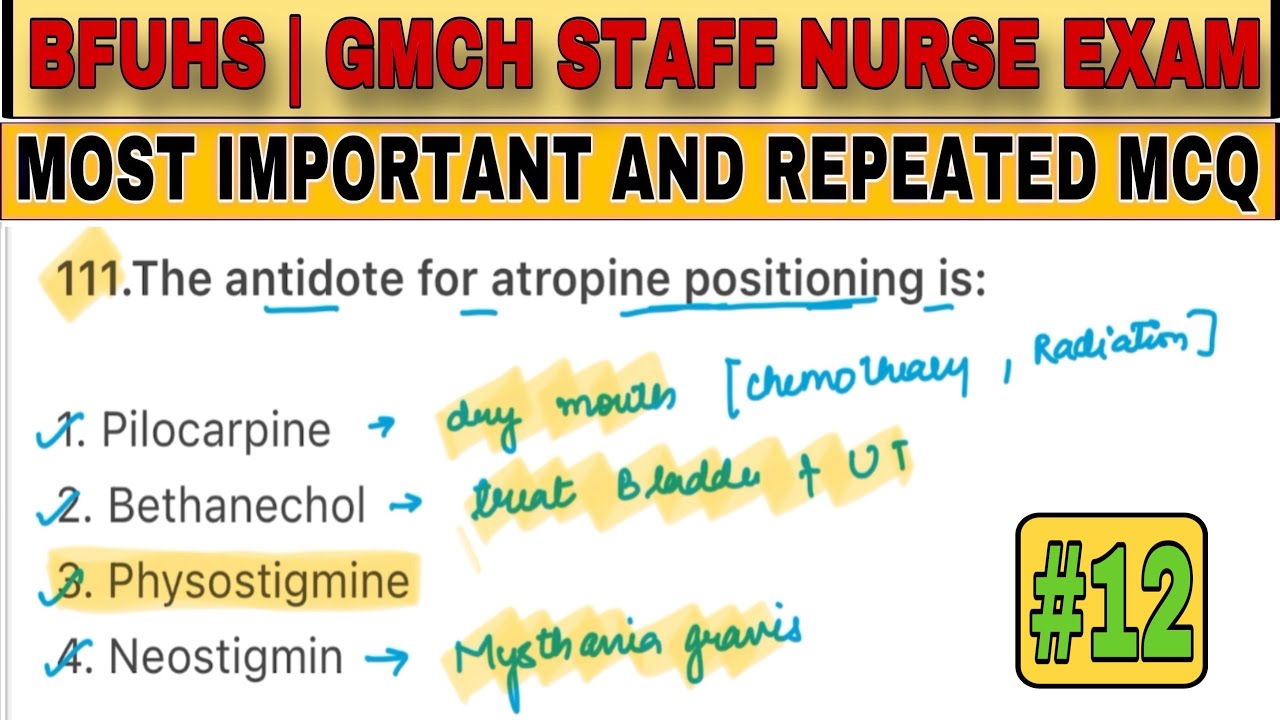 BFUHS STAFF NURSE EXAM PREPARATION | MOST IMPORTANT AND REPEATED MCQ | BFUHS STAFF NURSE EXAM MCQ