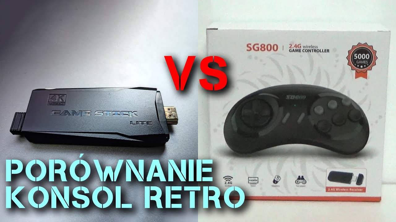 GameStick 4K Lite czy SG800? Kt&oacute;ra konsola jest lepsza?