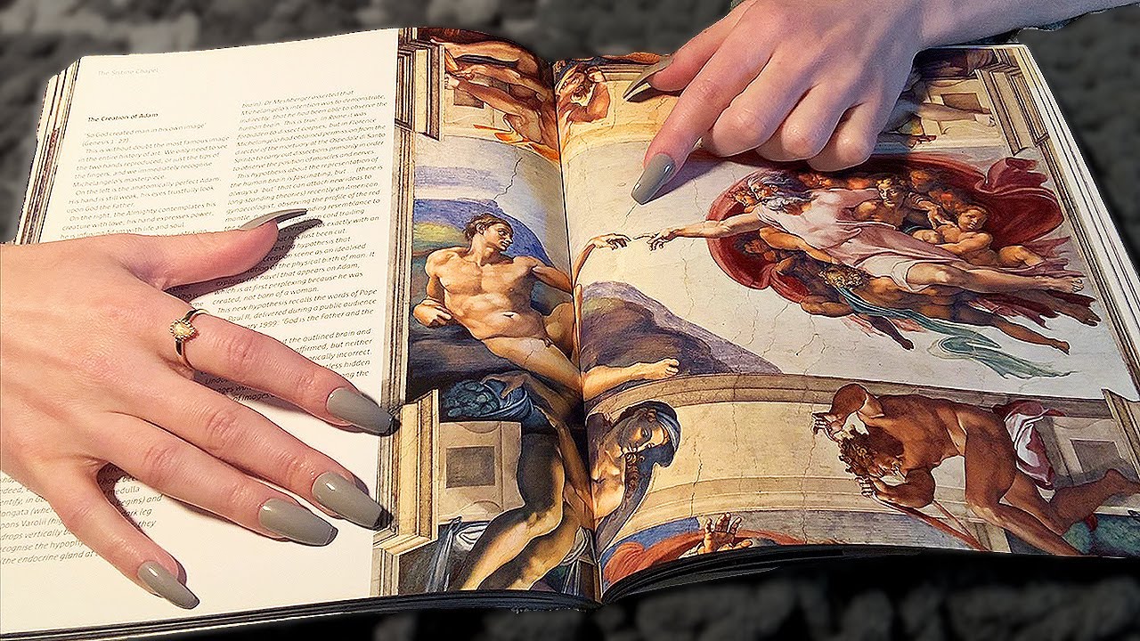 ASMR Tracing: The Vatican Masterpieces (whispered) 1 Hour
