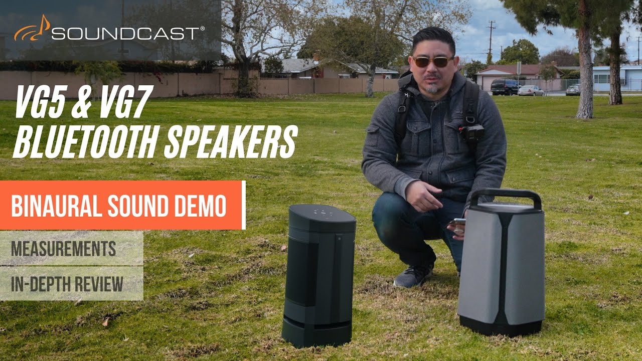 SoundCast VG5 & VG7 Bluetooth Speakers |  Binaural Sound Demo