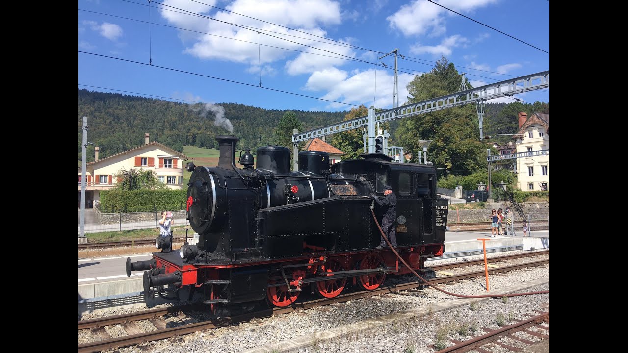 En route avec le Vapeur Val-de-Travers