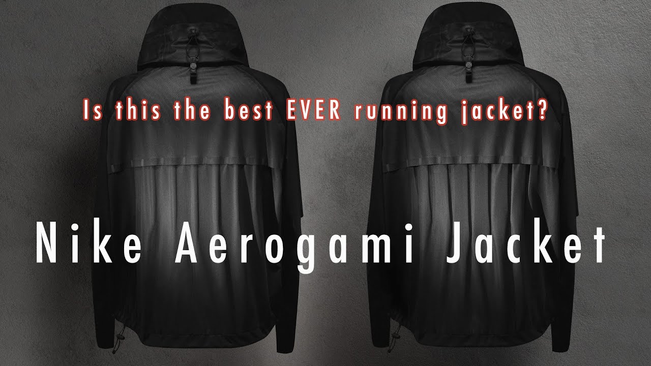 NEW Nike Aerogami Jacket - active airflow and breathability. Latest Nike running gear.