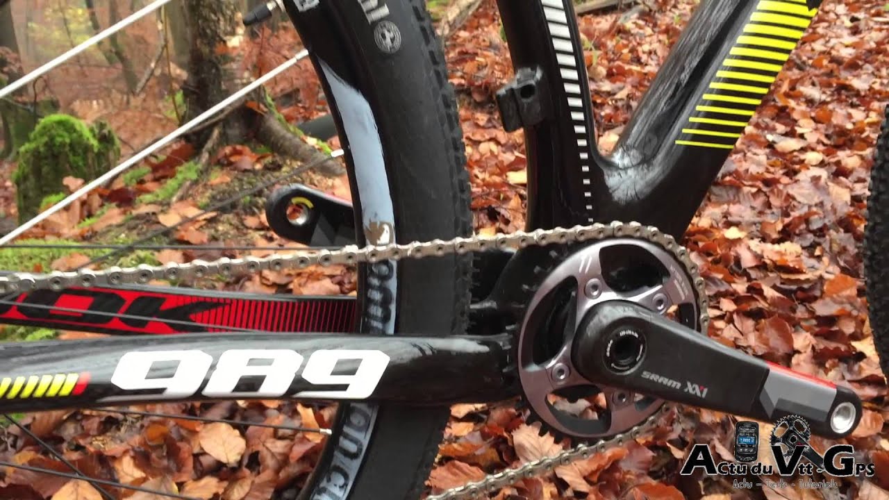 A l'attaque des sentiers  VTT LOOK PROTEAM 989