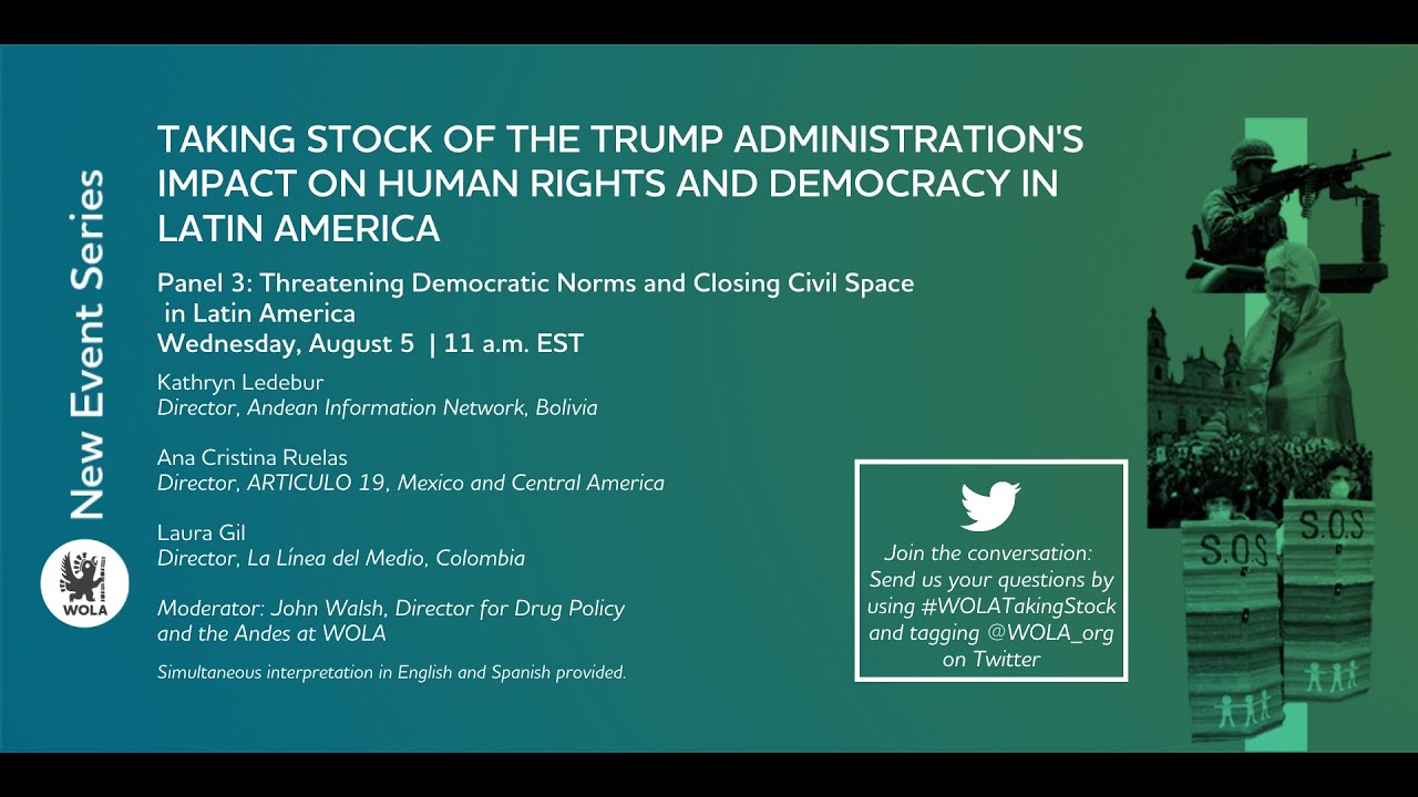 Threatening Democratic Norms and Closing Civil Space in Latin America Webinar