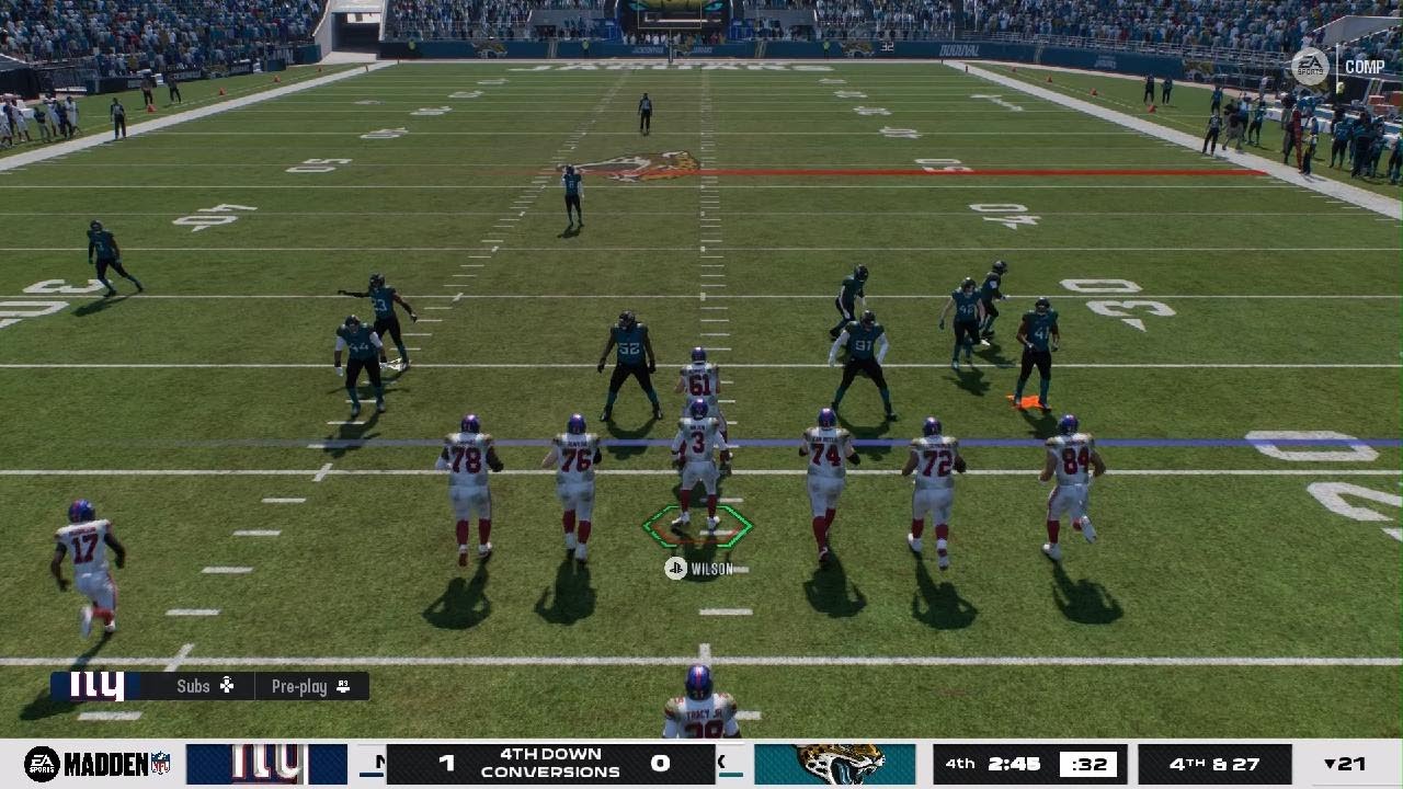Madden NFL 26 (Malik Nabers Insane Catch On 4th & 27 Vs Jaguars)